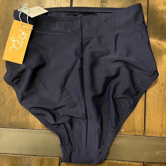 Kona Sol navy swimsuit bottoms - Picture 2 of 2
